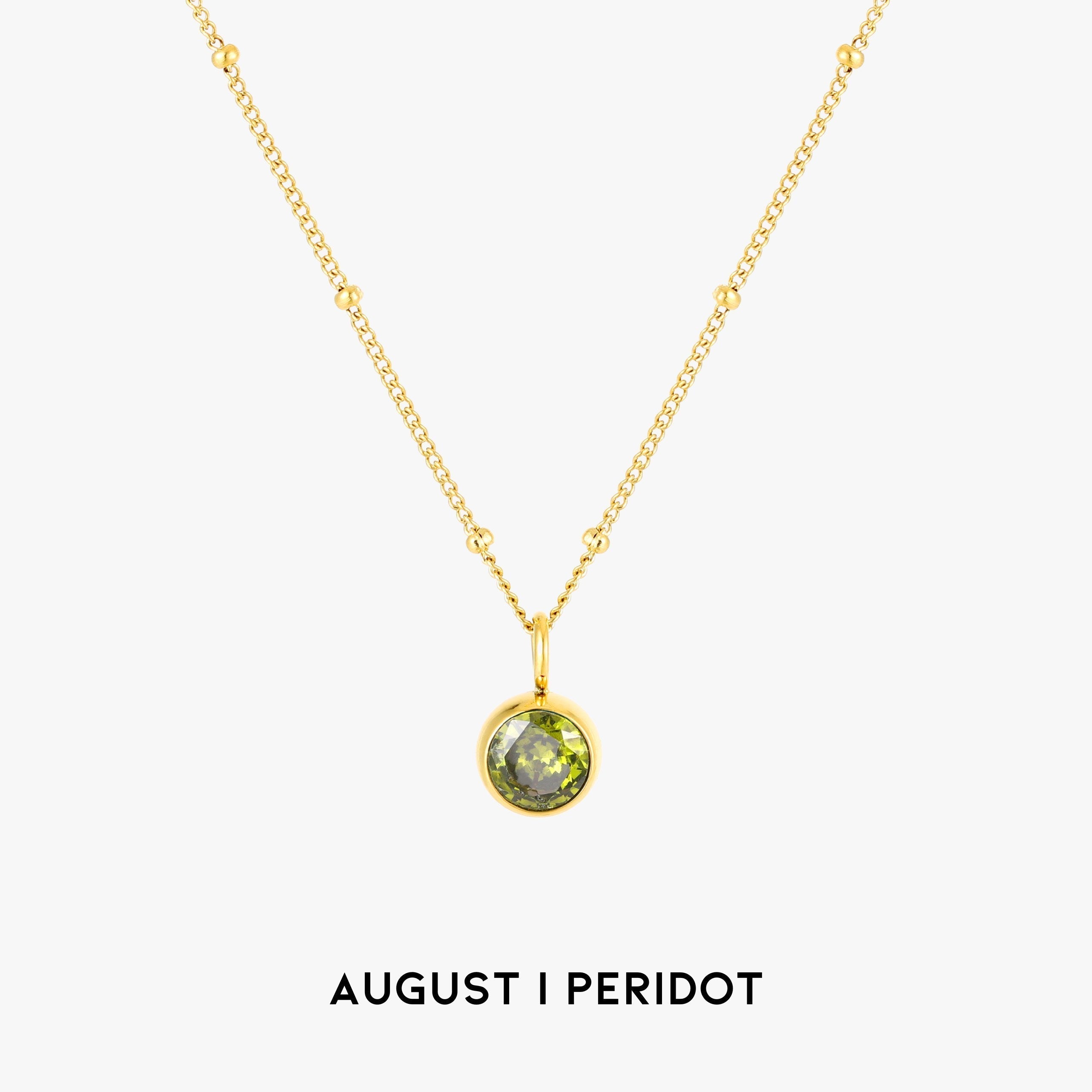 Aurora Birthstone Necklace - An Enchanting Connection