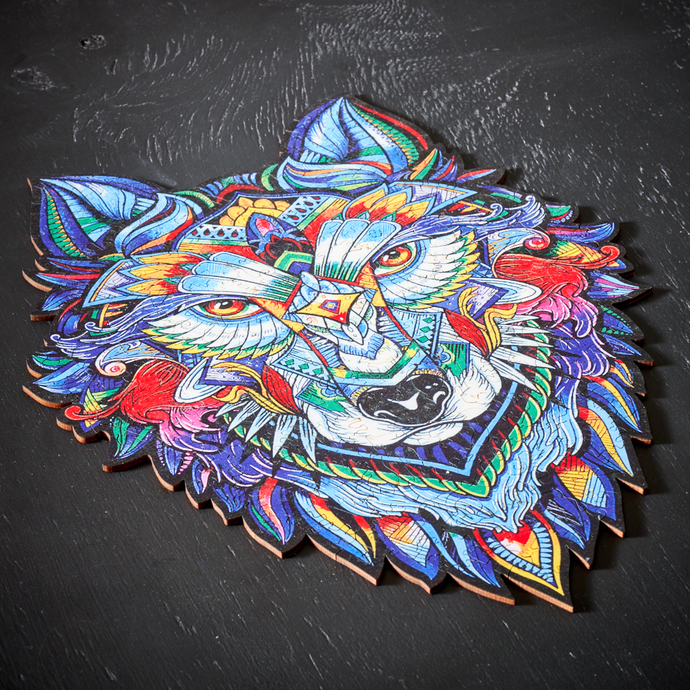 MajesticWolf Puzzle – Premium Wooden Puzzle