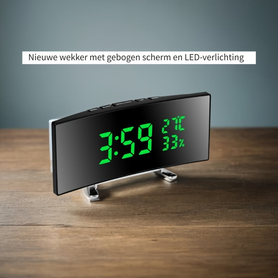 SmartClock - Slim LED Alarm Clock with USB Function