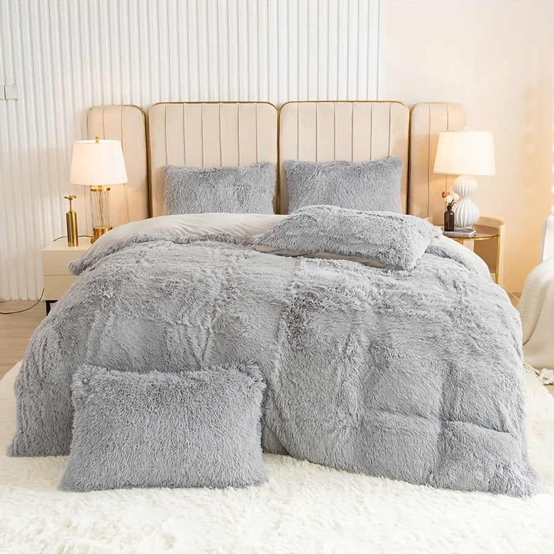 Ultra Plush Plush Bedding Set with Zipper - Luxury &amp; Comfort
