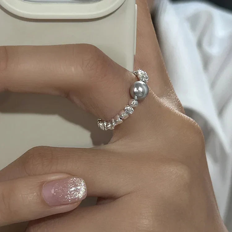 Stella Galaxy Pearl Ring: A Heavenly Touch of Elegance