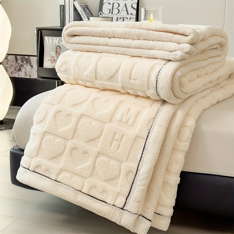 Stylish Coral Fleece Blanket for Ultimate Comfort