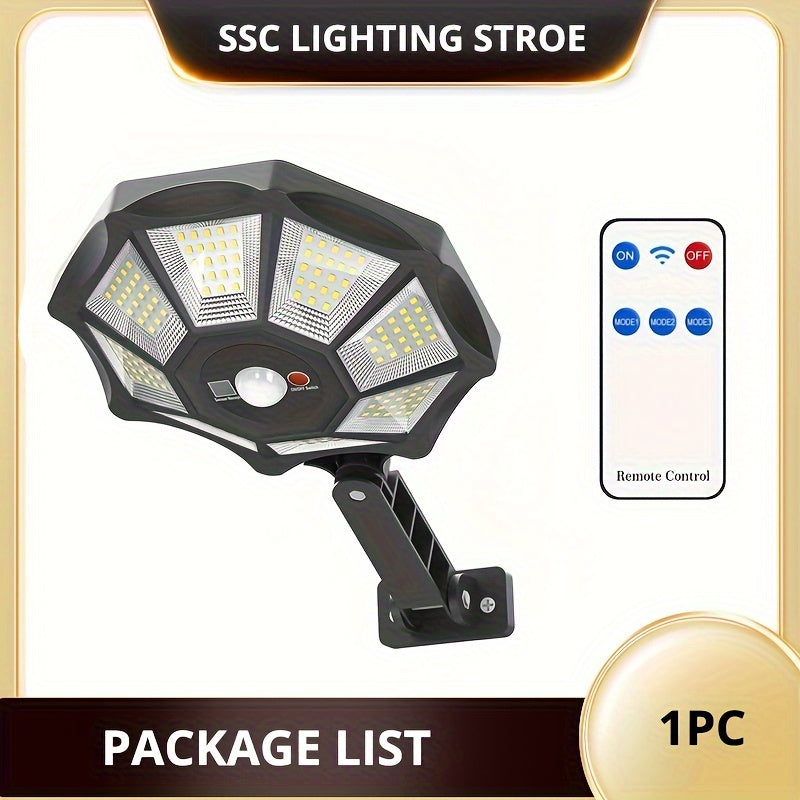 SolarGlow Pro – LED Street Light with Motion Sensor