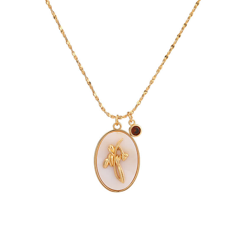 Aurora Birthstone and Birth Flower Necklace – A Personal Jewelry for My Loved Ones