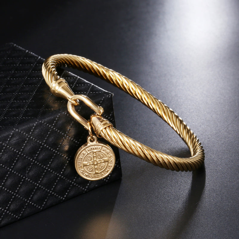 Benedetta - Elegant Saint Benedict Prayer Bracelet