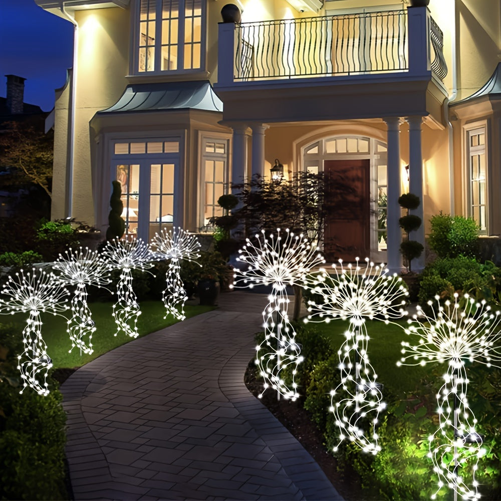 SolarBloom Light – Fireworks Solar Garden Light with 8 Modes