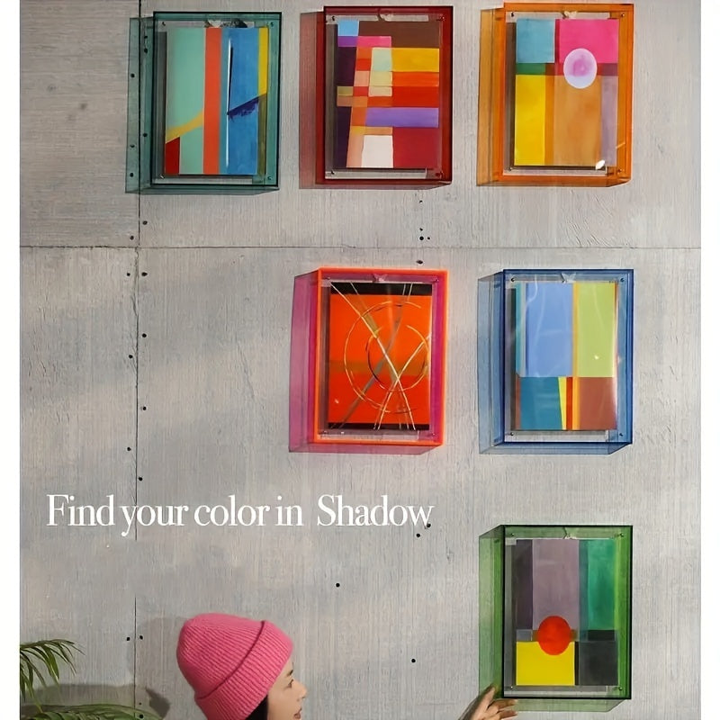 VividFrame – Colorful Transparent Frame for Wall and Table