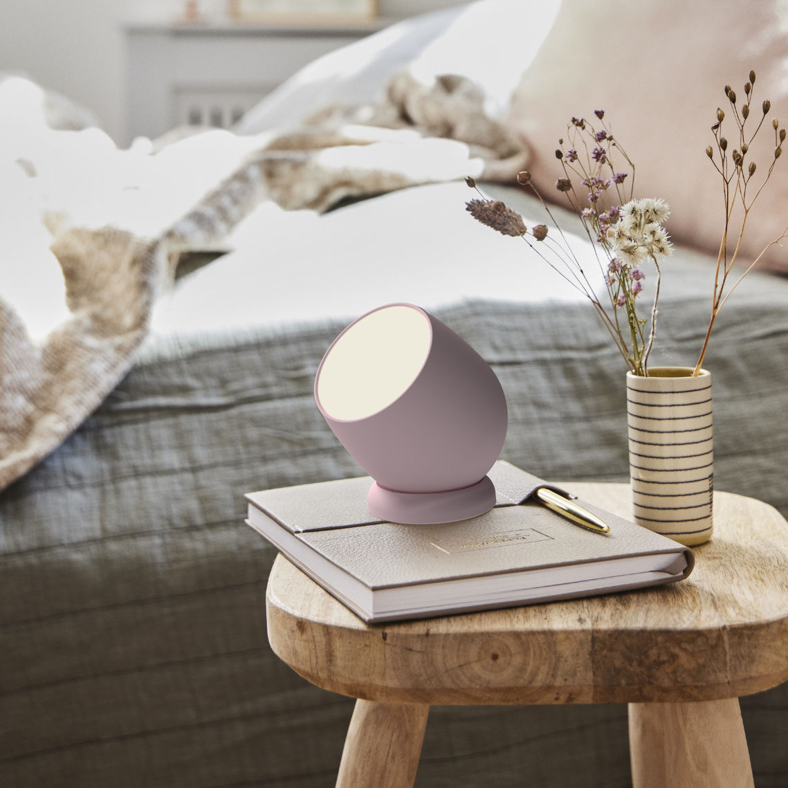 GlowTouch - Dimmable Wireless Table Lamp with Touch Control