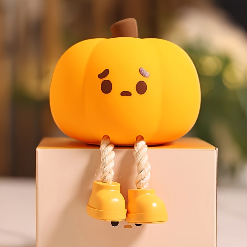 PumpkinGlow Ljus - USB Uppladdningsbar LED Nattlampа