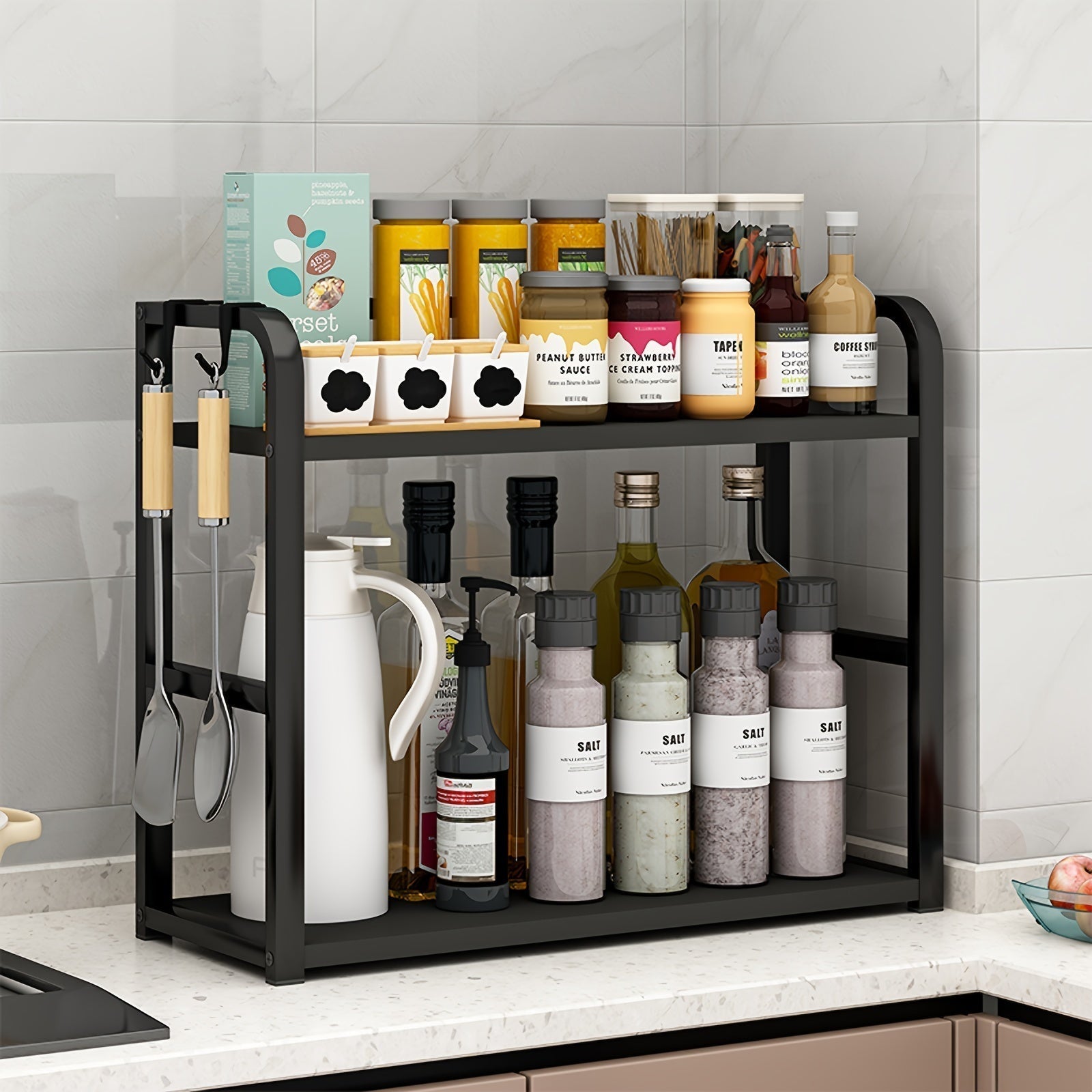 Spicify Storage Shelf - Stylish Stainless Steel Storage Shelf for Organization