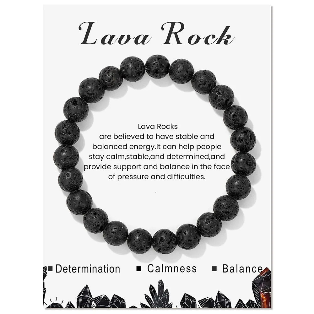Aria: Natural Crystals Bracelet for Healing Energy