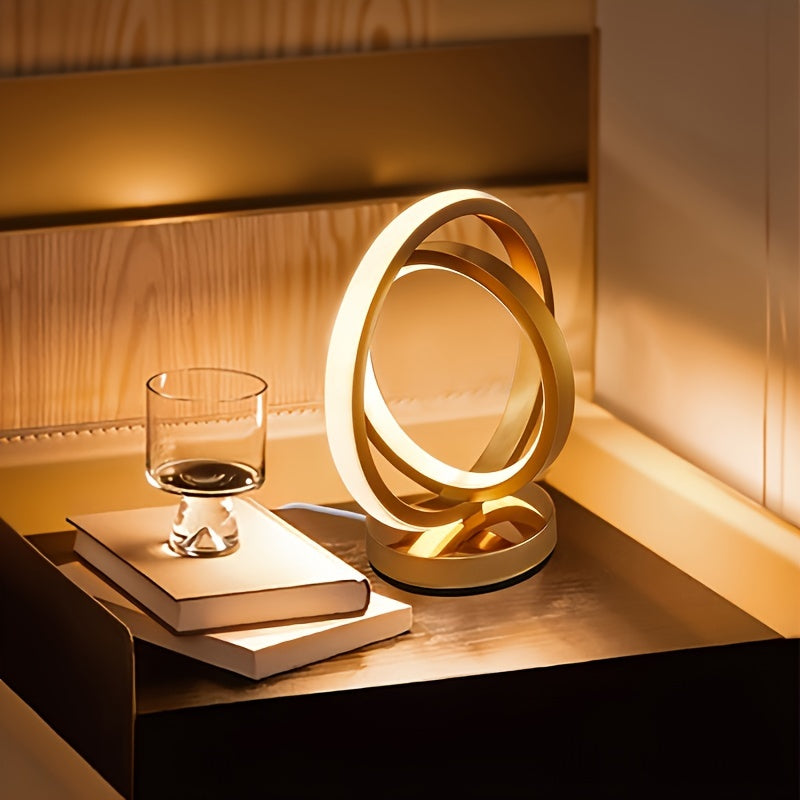 LumiSunset – Stylish USB Table Lamp with Dimmer