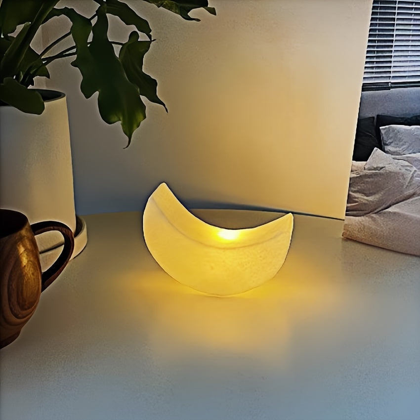 MoonGlow Lampa – Stilren Art Deco Nattlampa