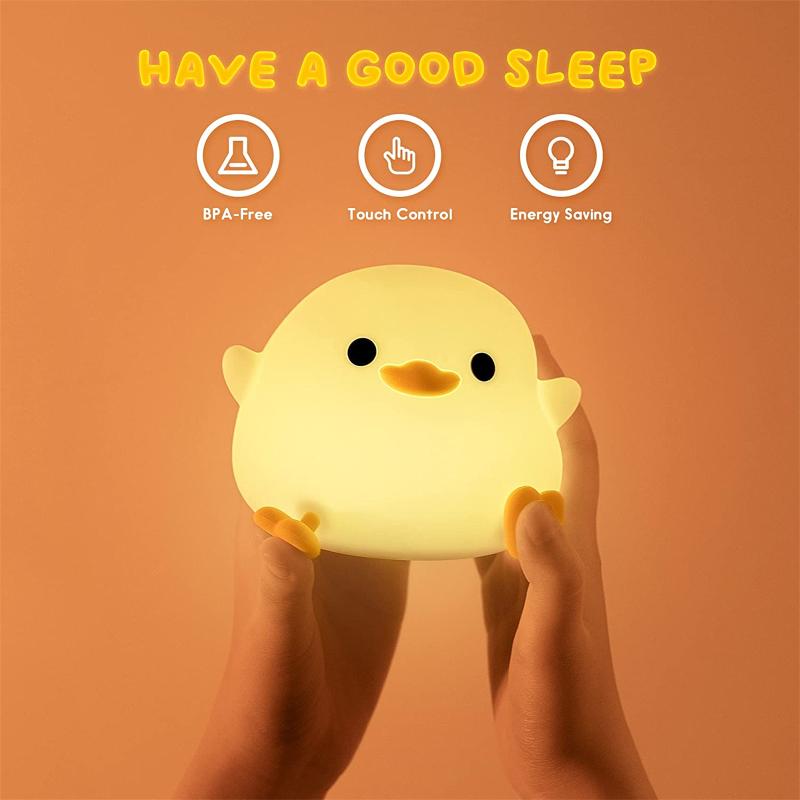 Ducky Buddy Lamp - Soothing Night Light For Better Sleep For Your Child