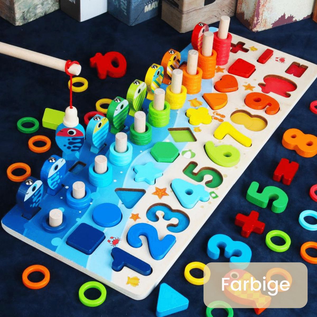 Wooden Montessori board – Stimulates cognition