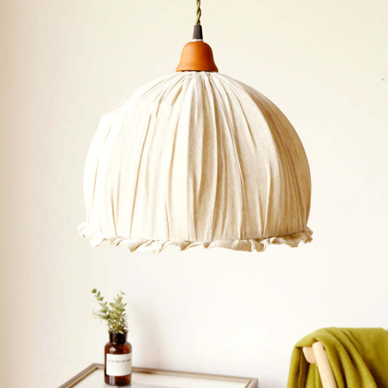 EcoChic Pendant - Stylish Scandinavian Fabric Hanging Lamp