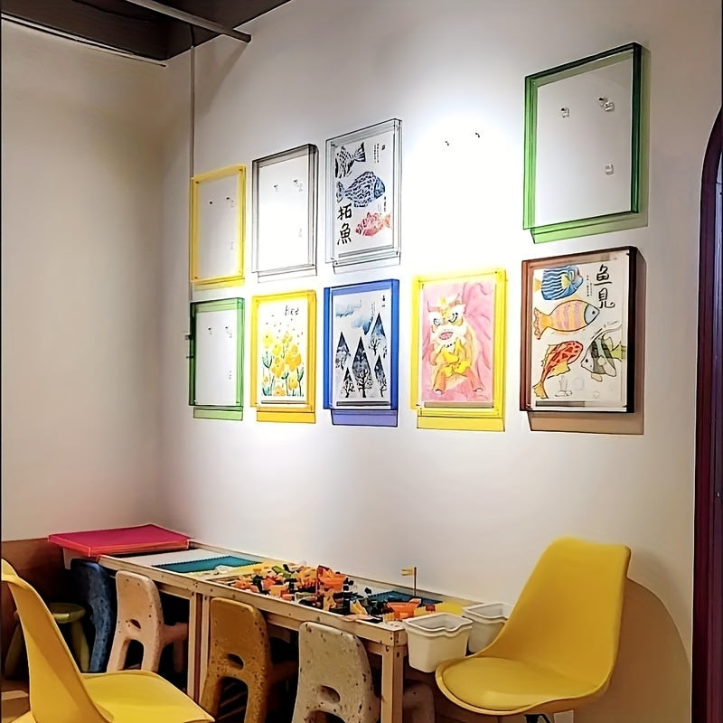 VividFrame – Colorful Transparent Frame for Wall and Table