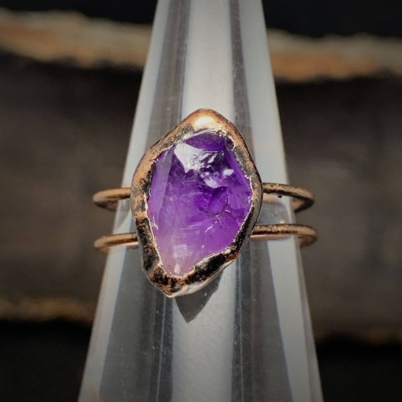 Elegant Natural Birthstone Ring - Selina 