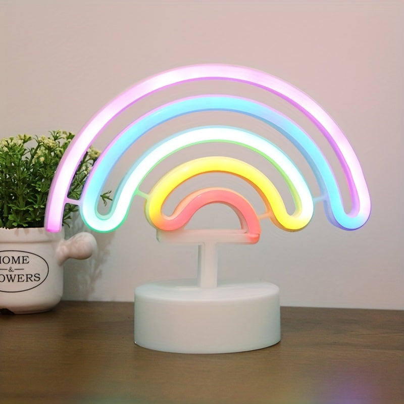 RainbowGlow – Modern Neon Rainbow with Design Foot