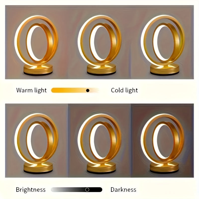 LumiSunset – Stylish USB Table Lamp with Dimmer