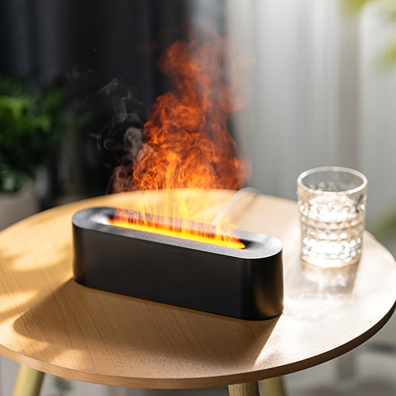 FlameGlow – USB Aroma Lamp with Colorful Flame