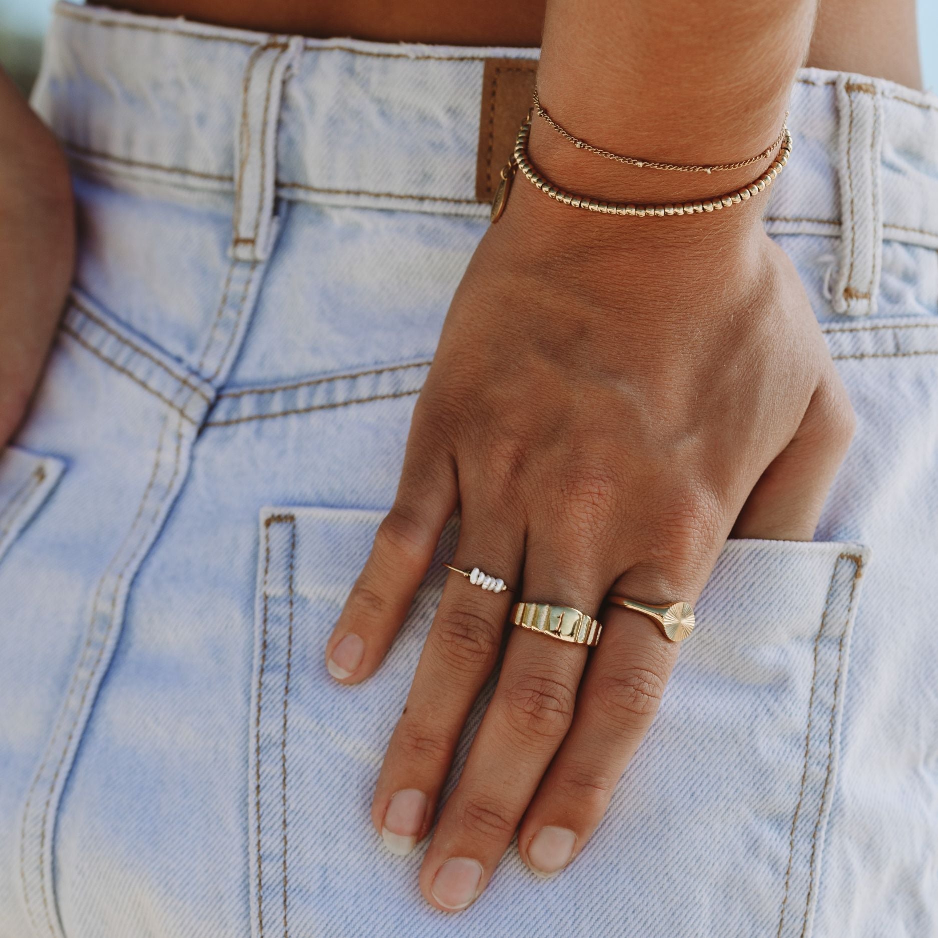 Stylish Nova Bead Bracelet for a Refined Look