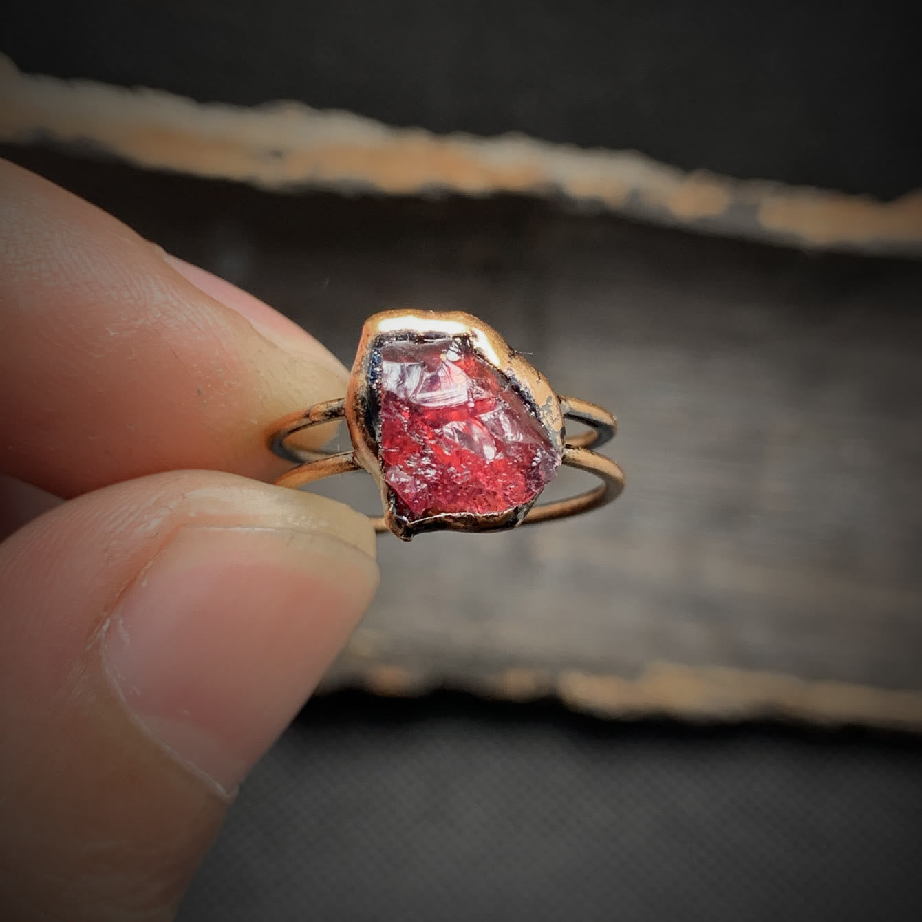 Elegant Natural Birthstone Ring - Selina 