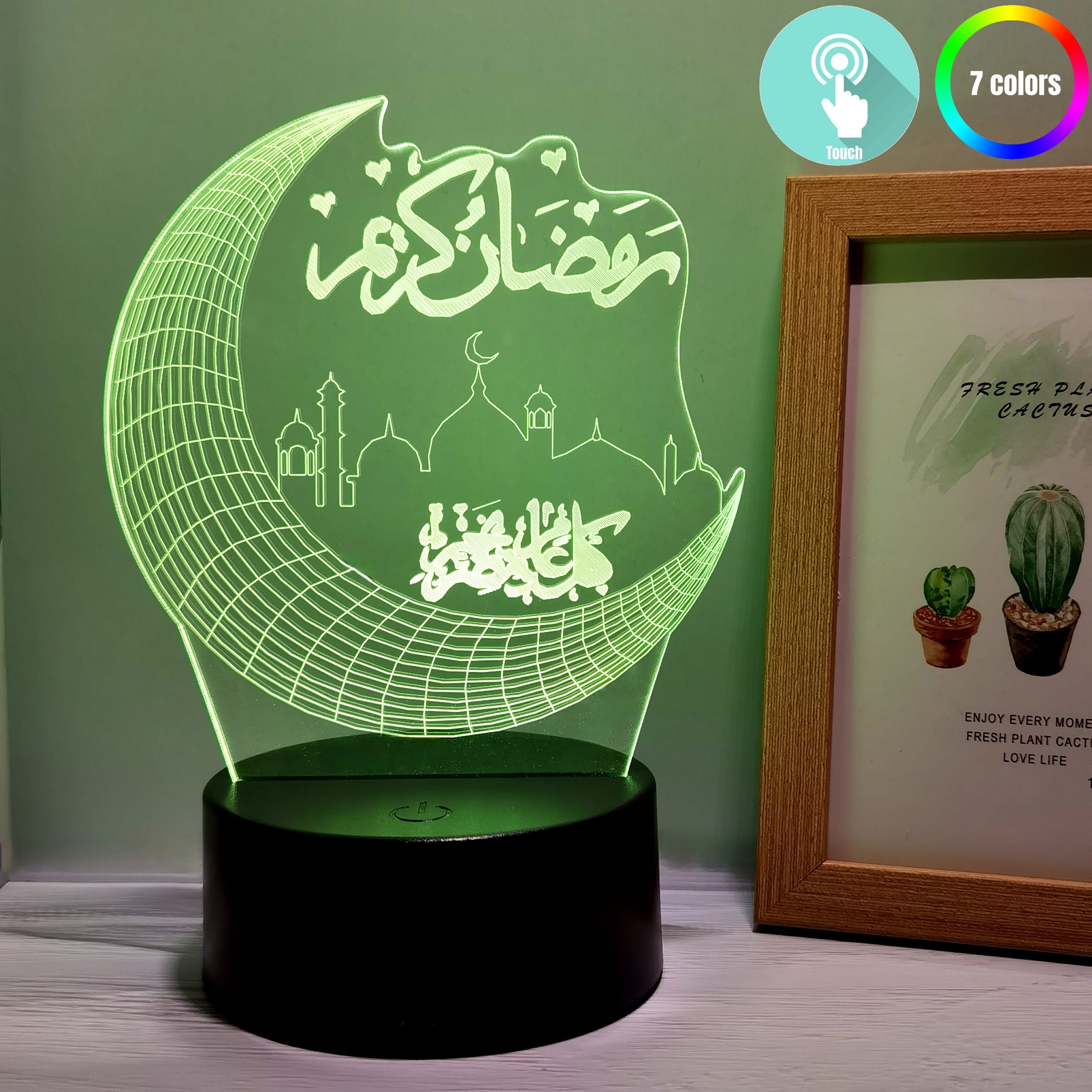 MoonPalace - 3D Colorful Night Light Touch
