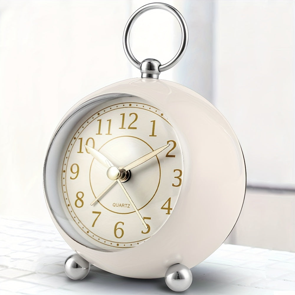 RetroTime Clock - Stylish Silent Alarm Clock with Night Light