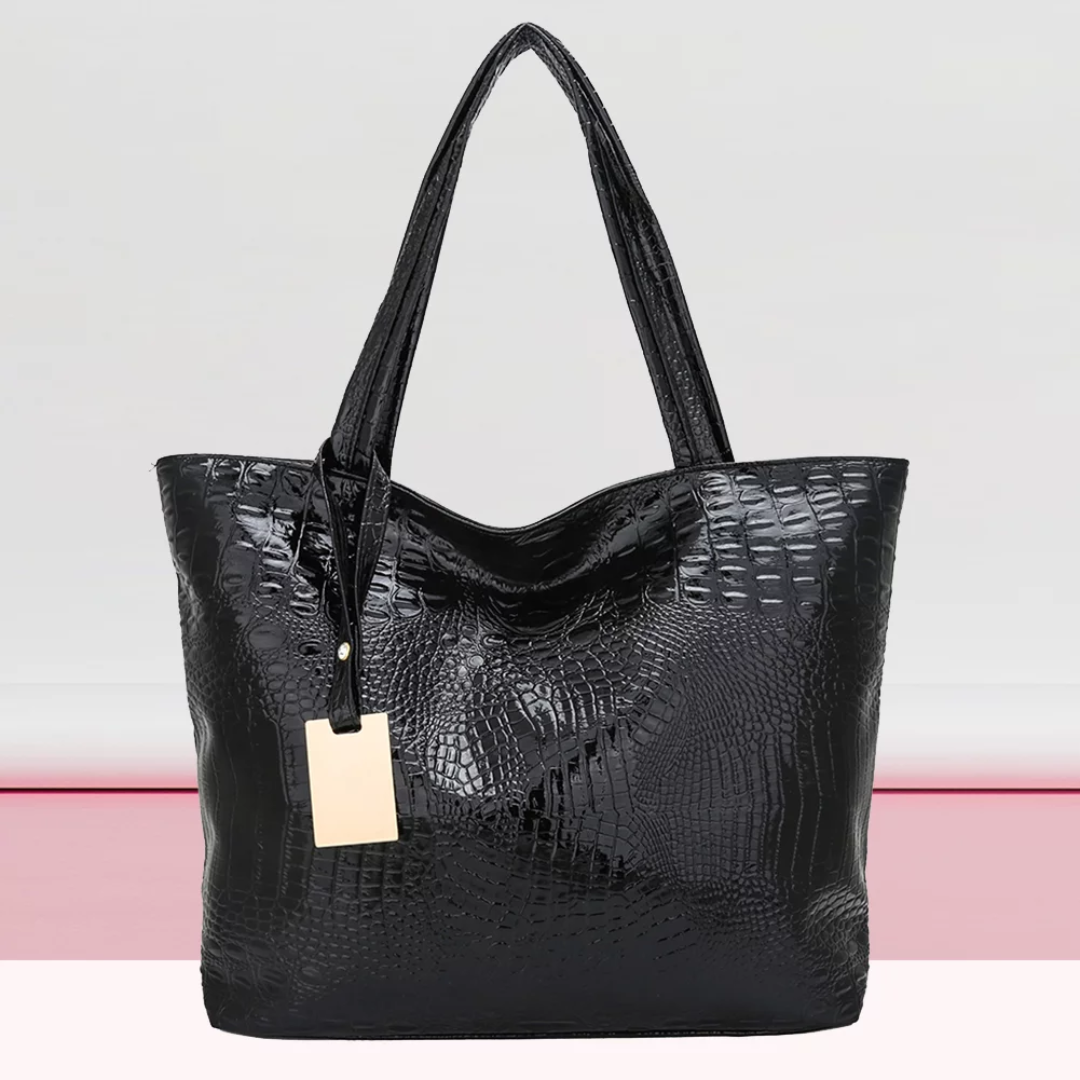 IsabellaBag – Luxury Shoulder Bag with Crocodile Print