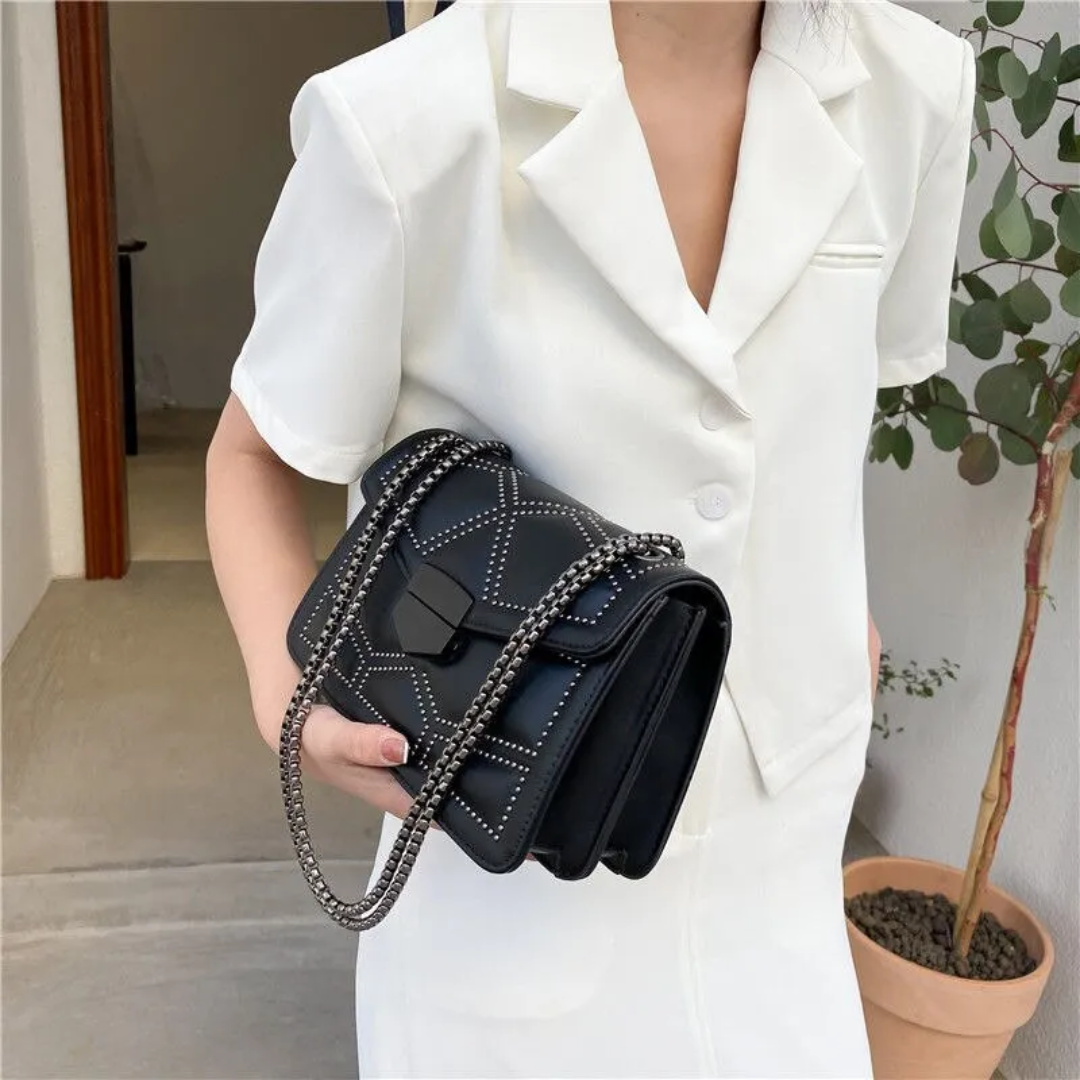 Victoria Axelväska - Lyxig Vintage Handväska för Damer
