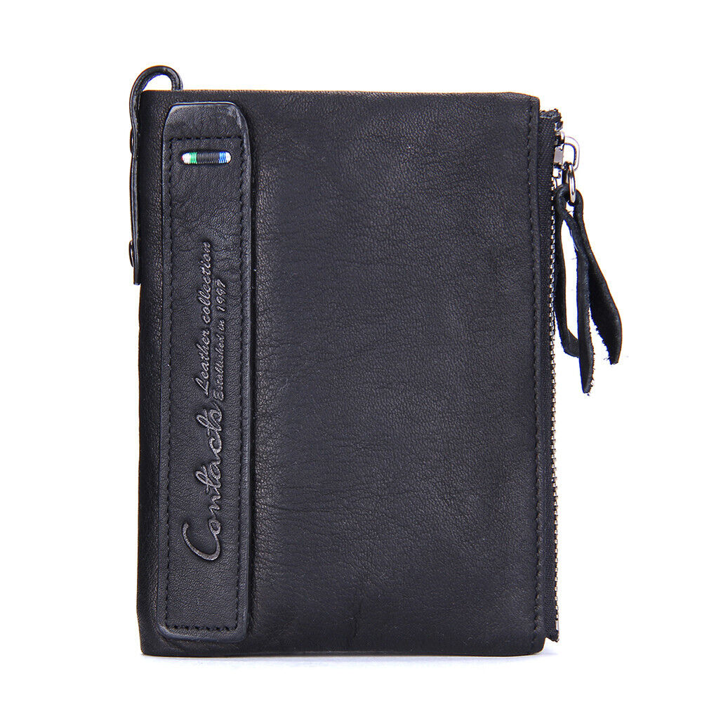 Compact Wallet - Stylish Double Zipper Wallet