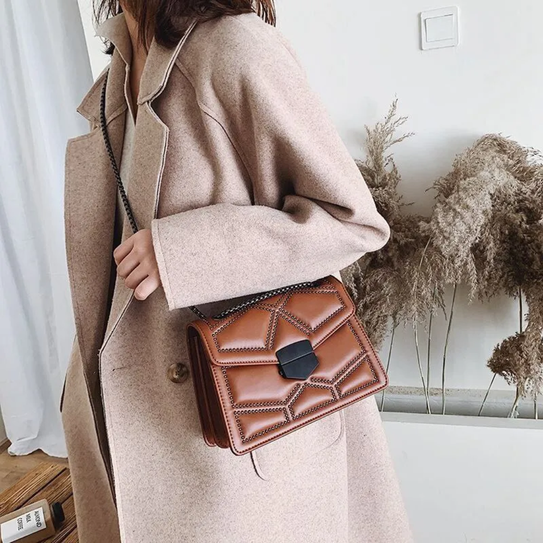 Victoria Axelväska - Lyxig Vintage Handväska för Damer