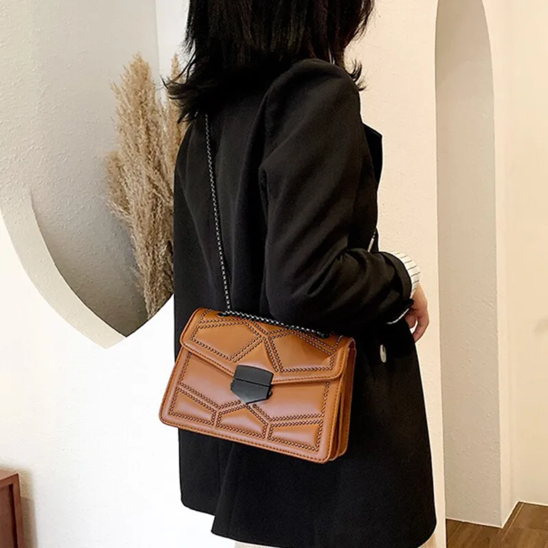 Victoria Axelväska - Lyxig Vintage Handväska för Damer