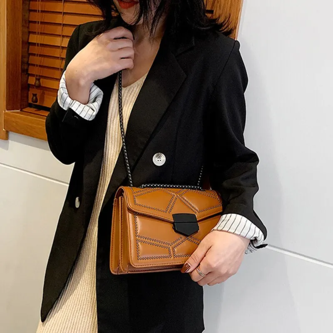Victoria Axelväska - Lyxig Vintage Handväska för Damer