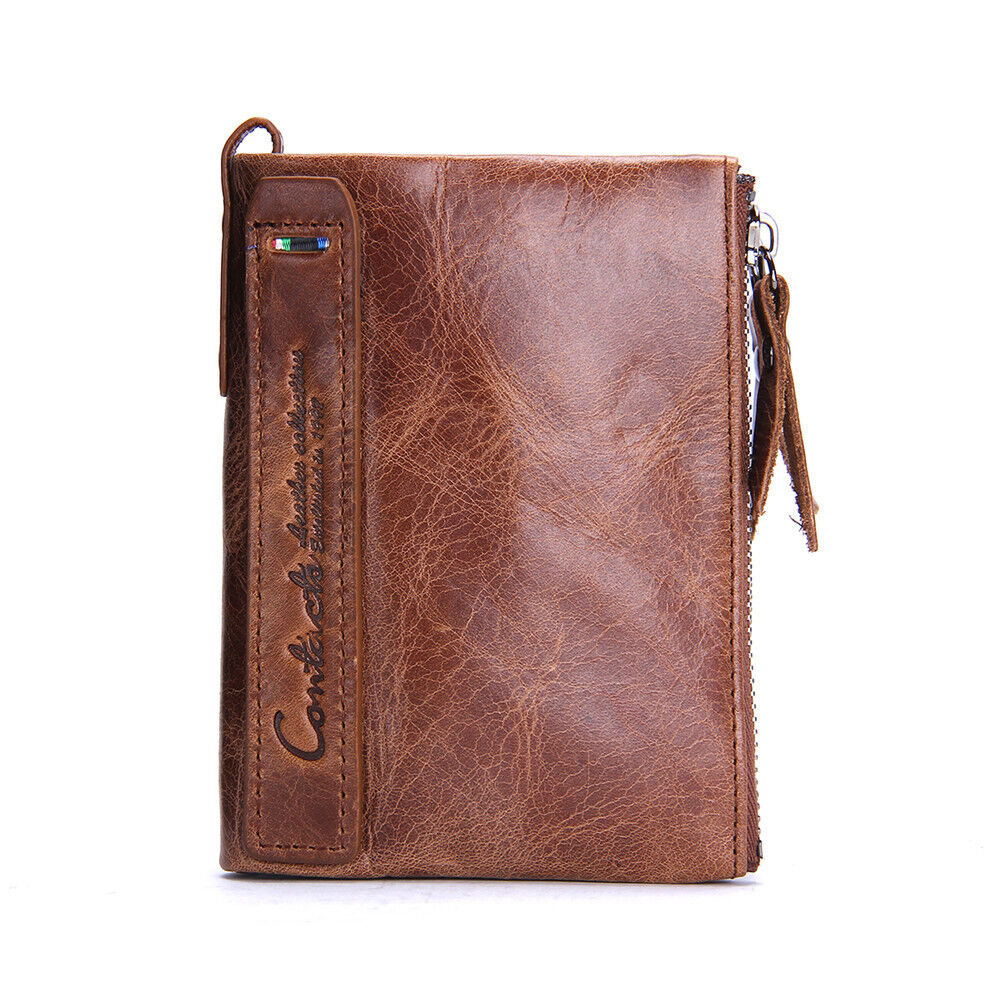 Compact Wallet - Stylish Double Zipper Wallet