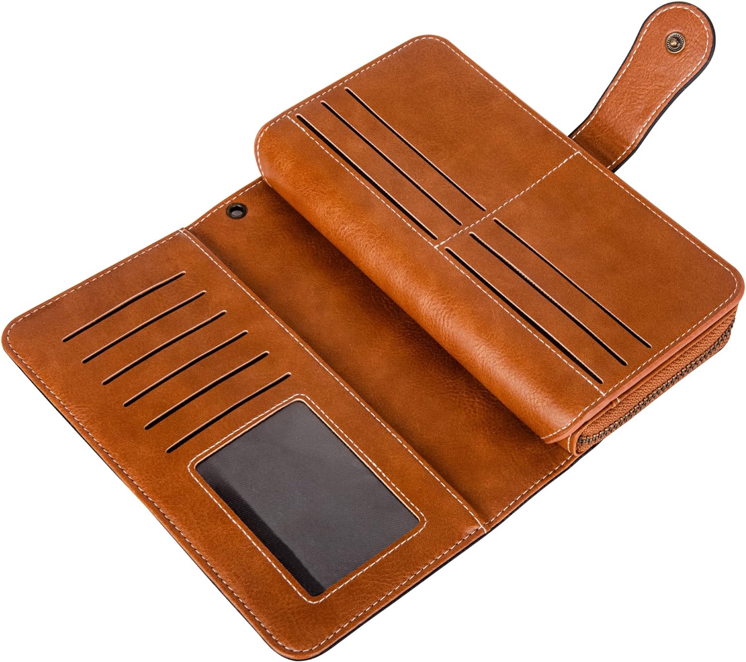 LeatherMax - Stylish Leather Wallet with Wristband