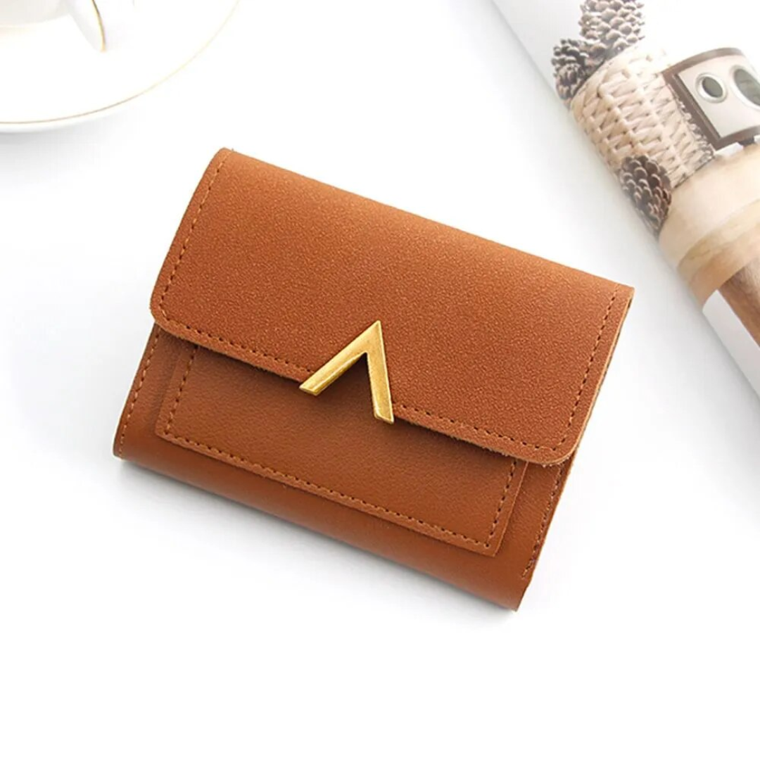 VelvetCoin - Compact Leather Wallet for Women