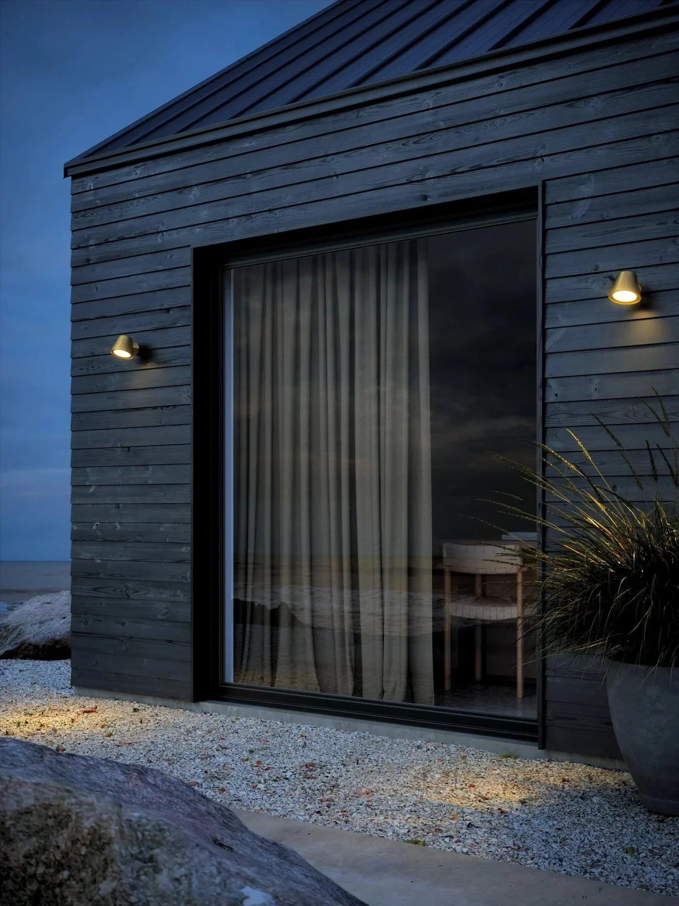 Aleria Glow – Elegant Brass Outdoor Lamp GU10