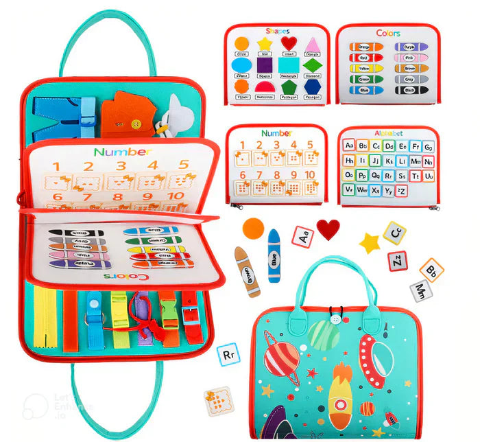 SensePlay - Montessori Children's Book with Colors and Shapes