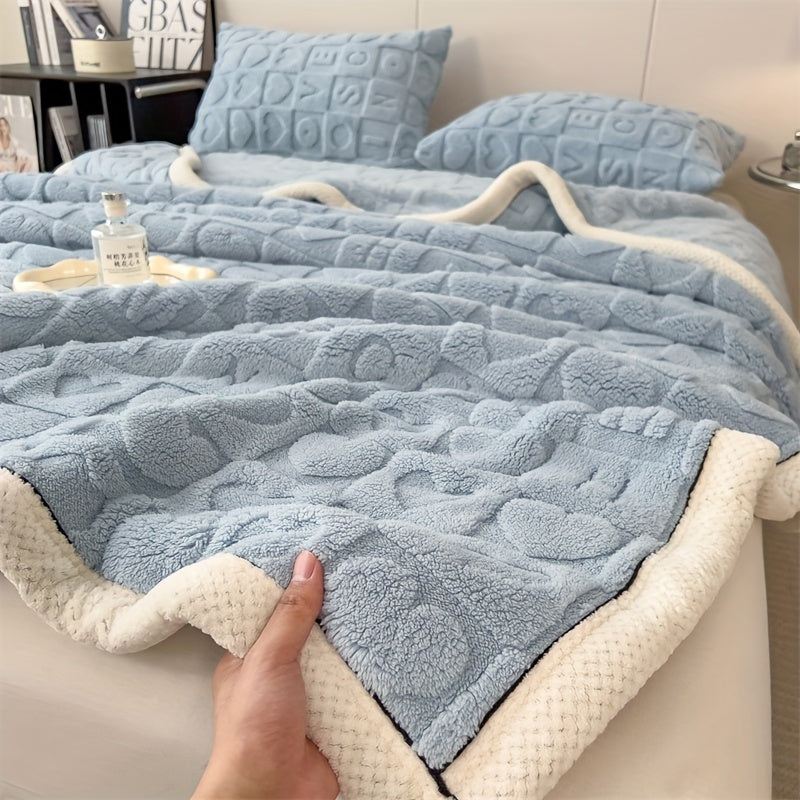 Stylish Coral Fleece Blanket for Ultimate Comfort
