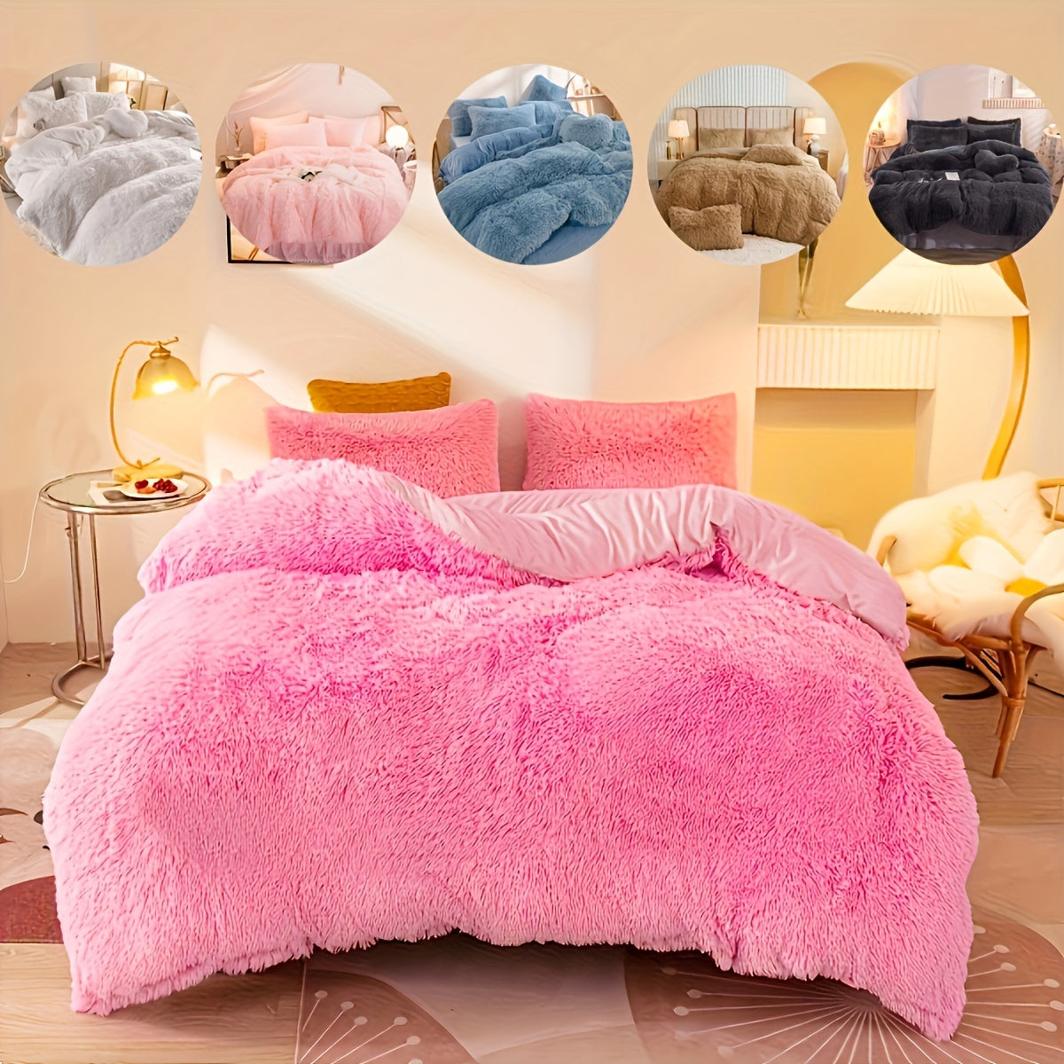 VelvetLux – Luxurious Velvet Duvet Cover Set for All Year Round