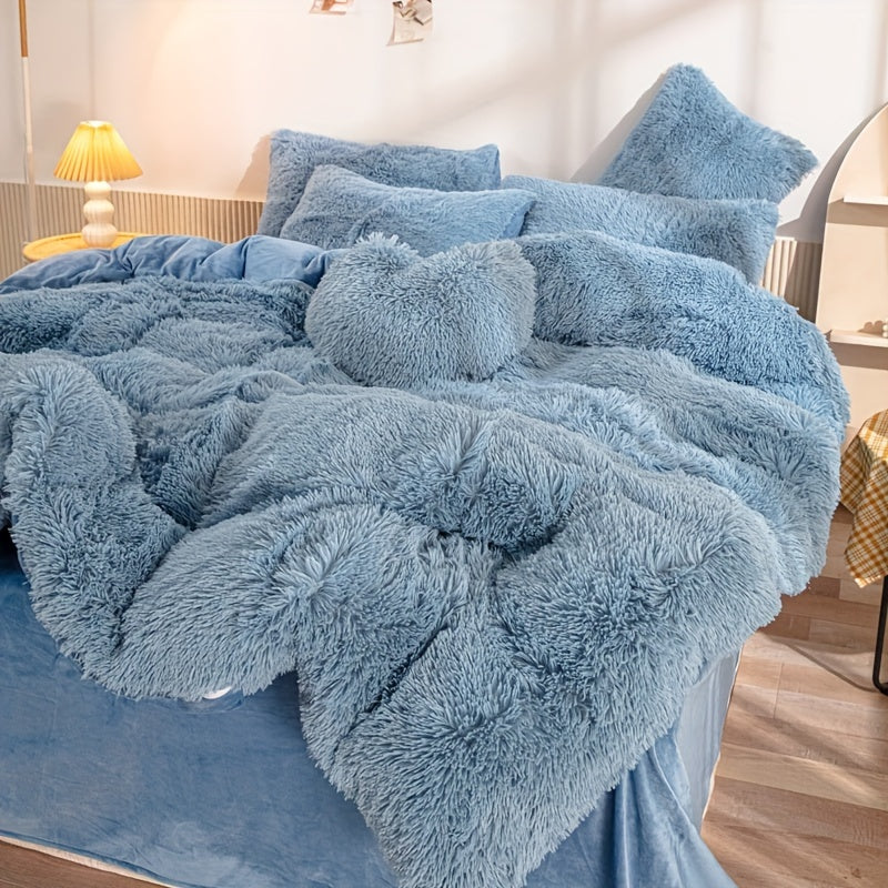 Ultra Plush Plush Bedding Set with Zipper - Luxury &amp; Comfort