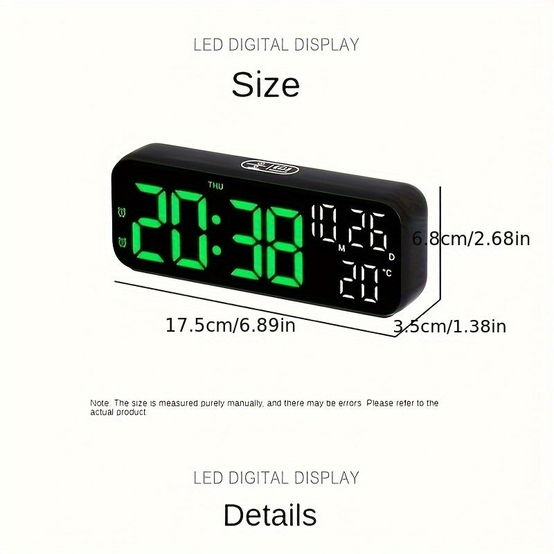 DeskTime - Elegant Digital USB Clock with Date
