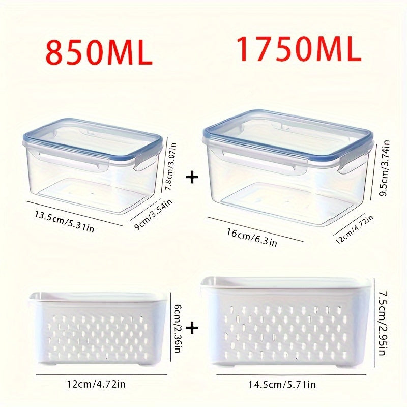 EcoSafe - Reusable Food Storage Boxes Set of 4