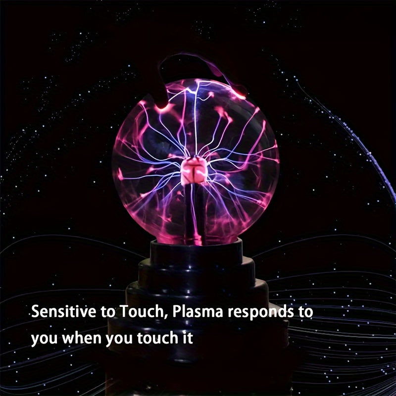 PlasmaGlow - Interaktiv LED Plasmaboll med USB