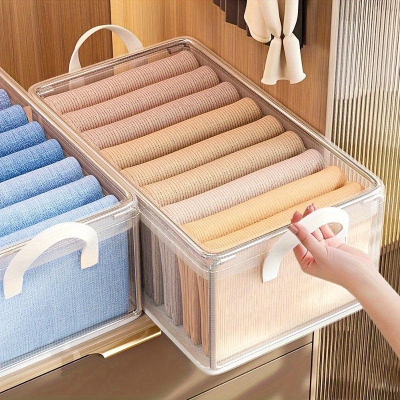 SpaceSaver - Stylish Stackable Storage Boxes for Clothes and Books