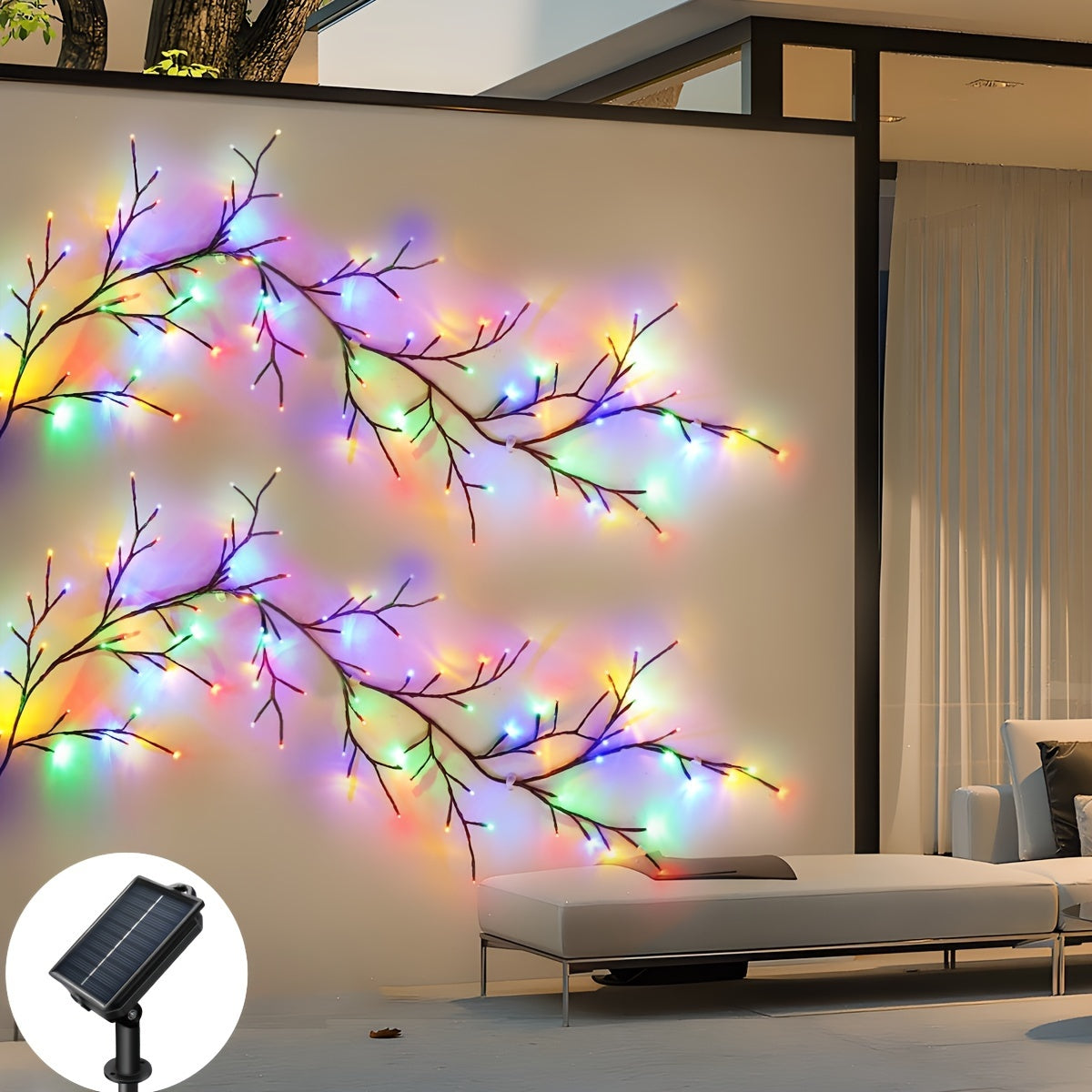 SolarWillow Ljus - Flexibel Sol-LED Lampa 1,8m