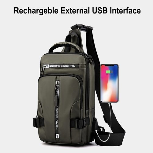 SecureNylon – Waterproof Anti-Theft Shoulder Bag