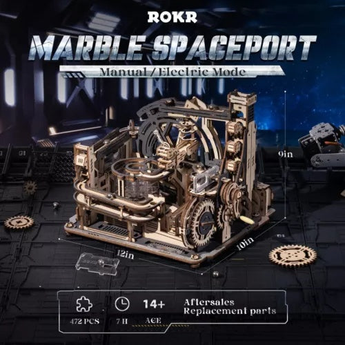 SpaceCraft 3D Pussel - Innovativt Elektriskt Modellbyggnadsleksak